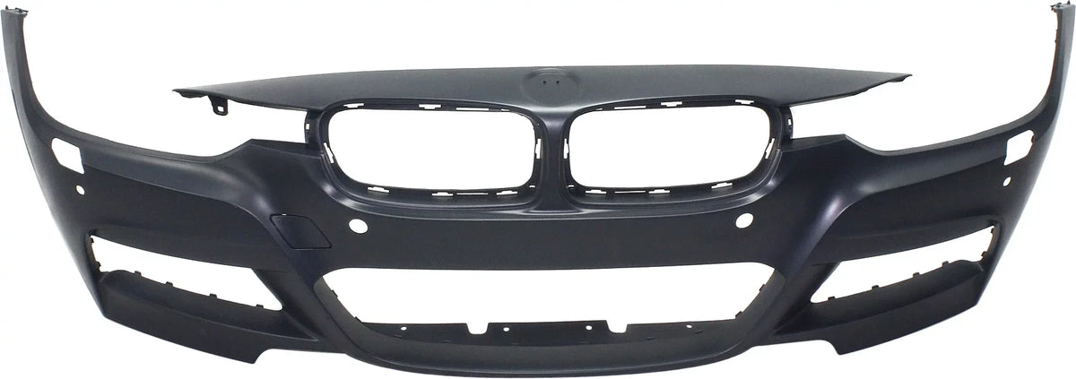 2013-2018 For HLW/PDC COVER 3-SERIES Sensor BUMPER Line BMW Sport M Front Sedan/Wagon Primed with Holes/IPAS/Camera with Compatible