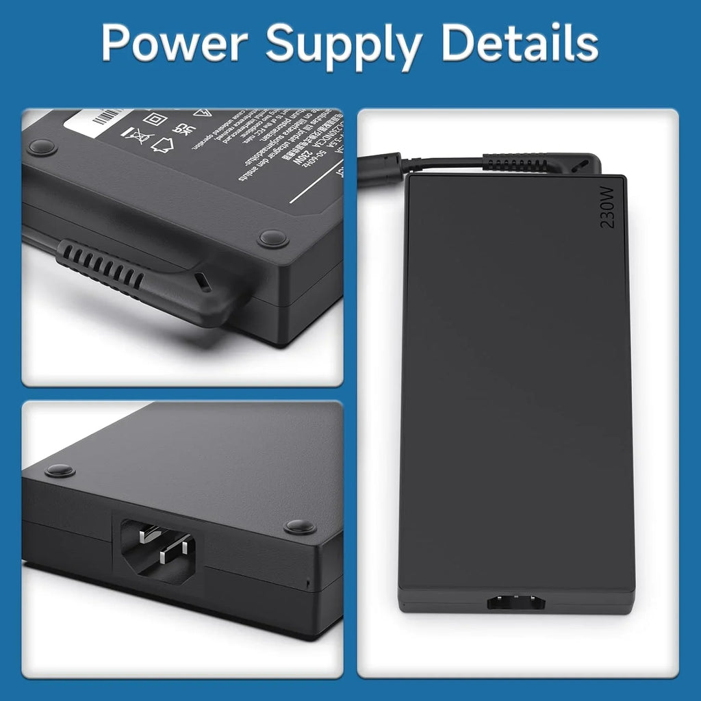 Y7000P Legion Y7000 Lenovo Adapter 20V ADL230NLC3A AC 230w Y9000K Y92, Y520-15 Y520 for 01FR046 11.5A R720 PN: