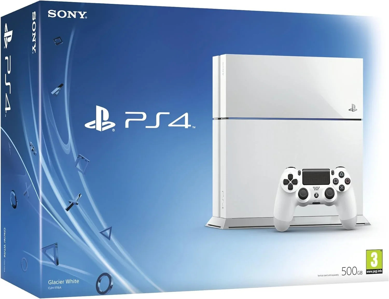 Bundle White Console Used BOLT 4 Only PlayStation 500GB AXTION Set Sony Head Gaming Gaming with