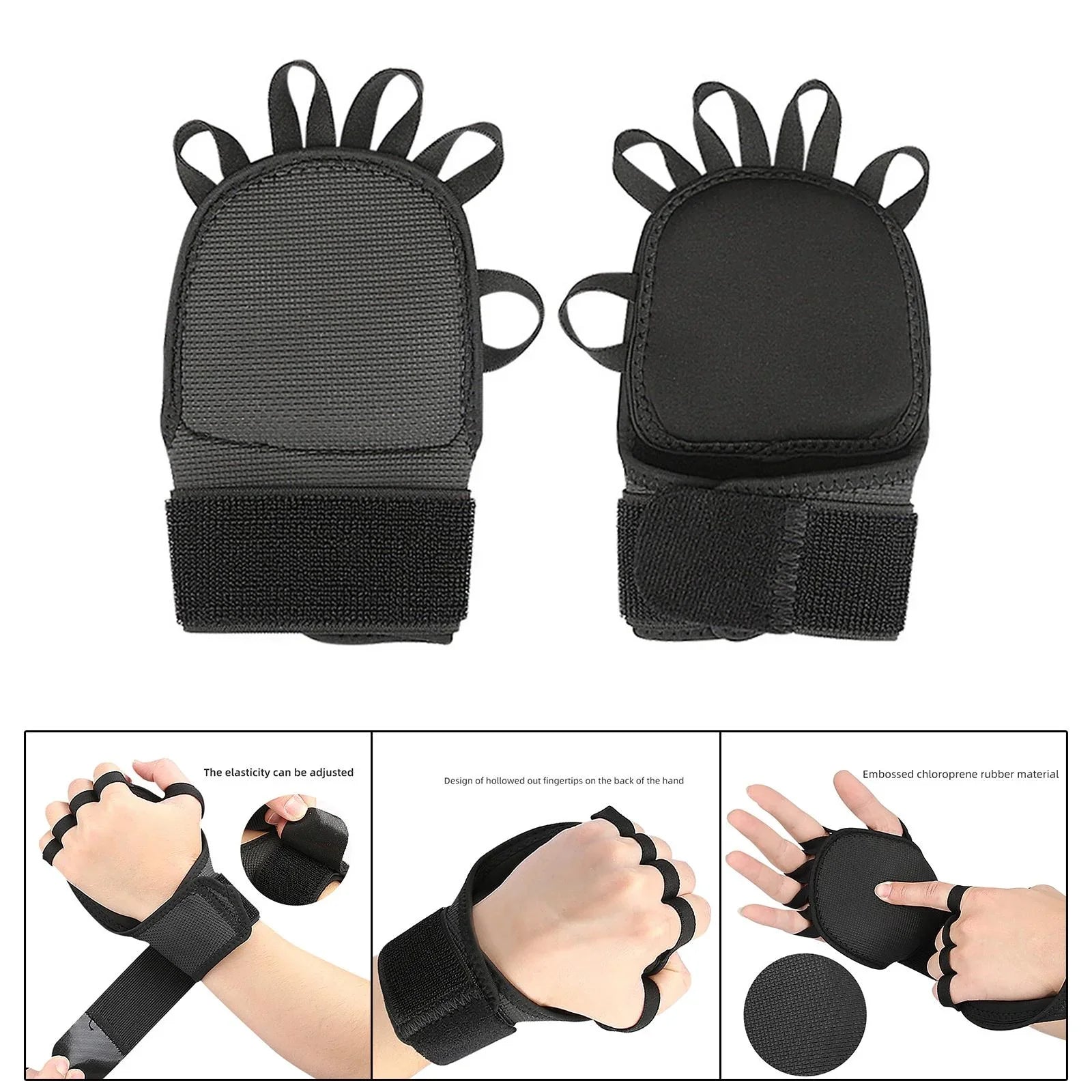 for Kettlebells Shrugs 5xGymnastics Power Deadlifting Hand Grips AMLESO Grips Lifting