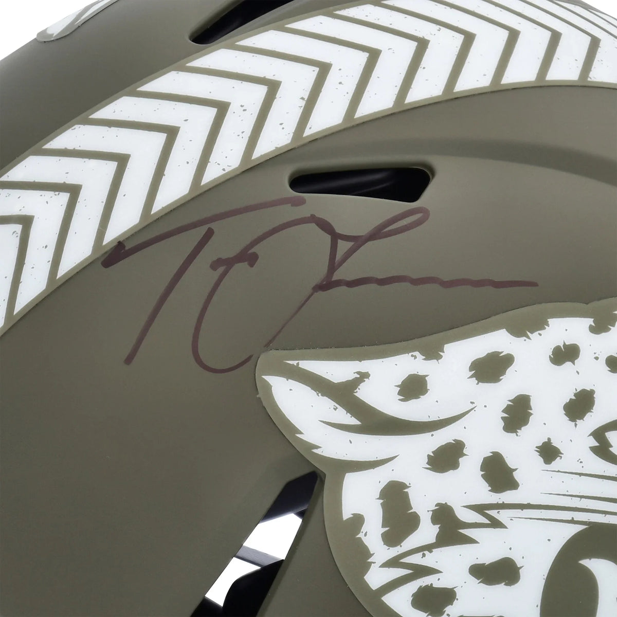 To Autographed Riddell Service Speed Salute Trevor Jaguars Authentic Jacksonville 2022 Helmet Lawrence