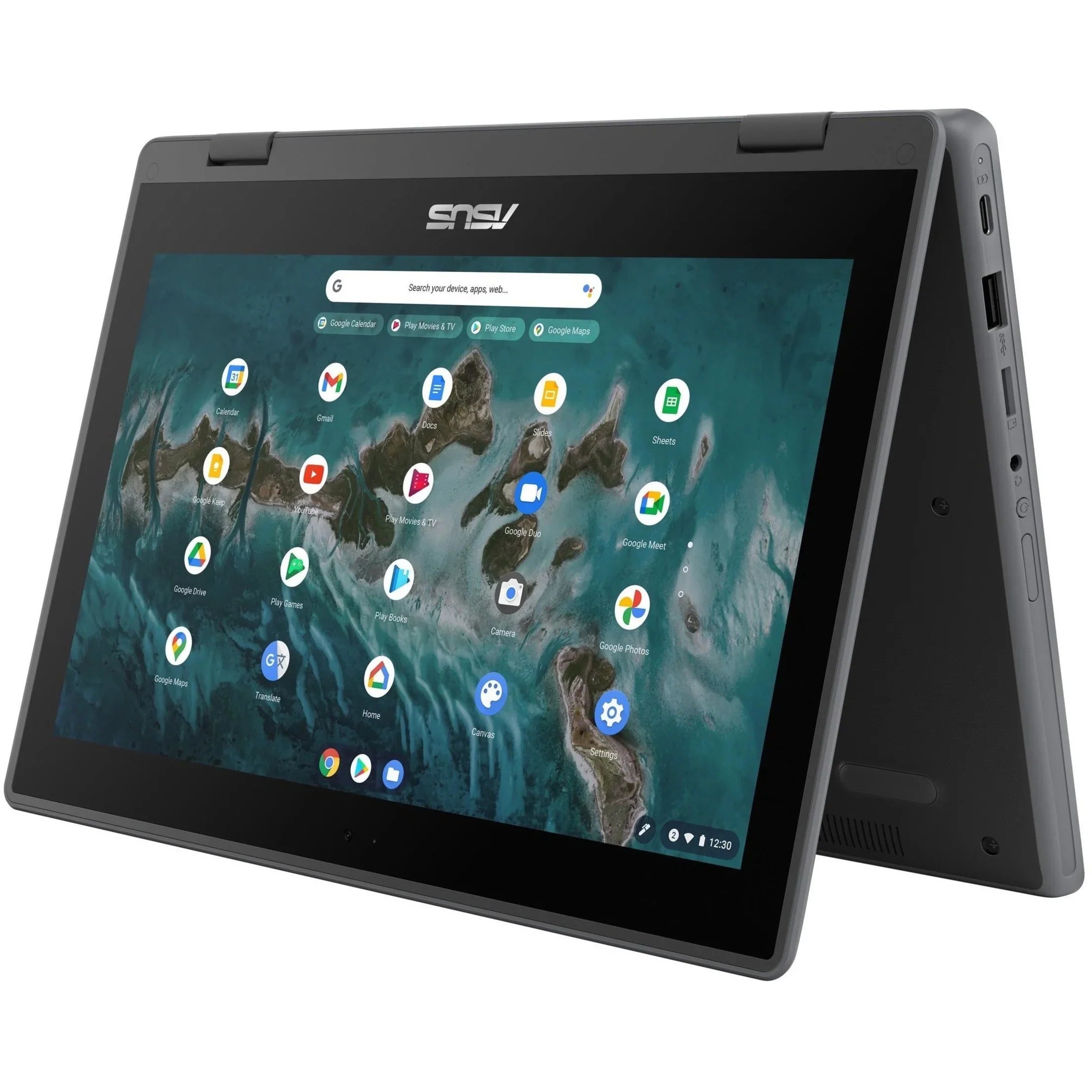 Flip ChromeOS, Chromebook 11.6" Touchscreen, CR1100FKA-YZ184T Intel 64GB Asus Celeron SSD, N5100,