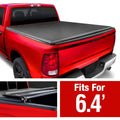 Ram with TCD484011 6'4" 1500; MaxMate (76") 2002-2018 Cover Soft Bed 2003-2023 Tonneau Bed Dodge | Compatible Quad-fold 2500 Classic | 2019-2023 3500; Truck