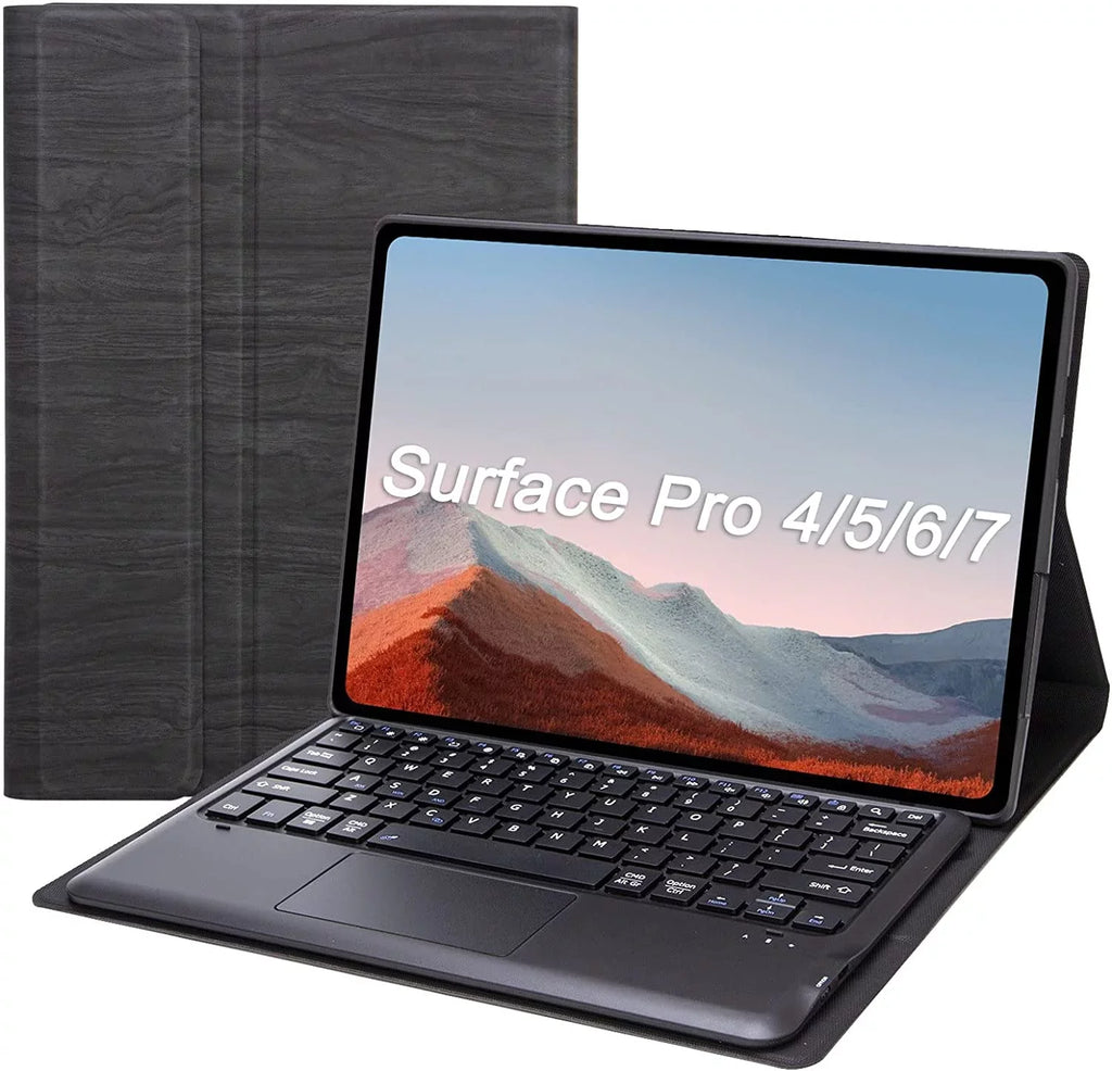 6 Light (2015) (2019) 5 7 Detachable Case Touch /Pro Surface (2017) Case Trackpad, Magnetically Keyboard Folio Wireless Inch Slim /Pro /Pro for 4 12.3 Stand with (2018) Tablet, Pro Keyboard
