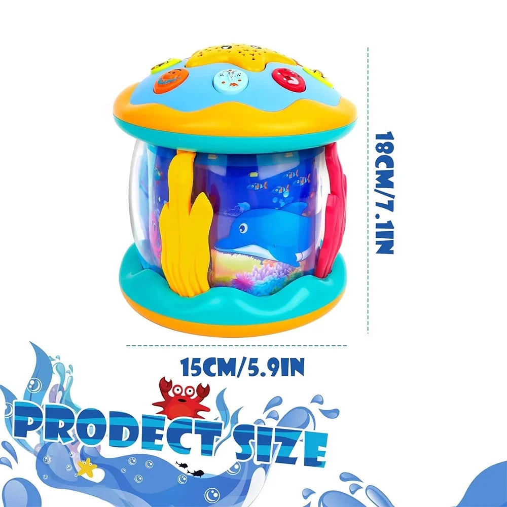 Toys Musical 3-6 to 12-18 in 9 Tummy Baby 4 Toys Projector Month Baby Infant 6 Time Months 0-3 12 Up Light Learning Rotating 1