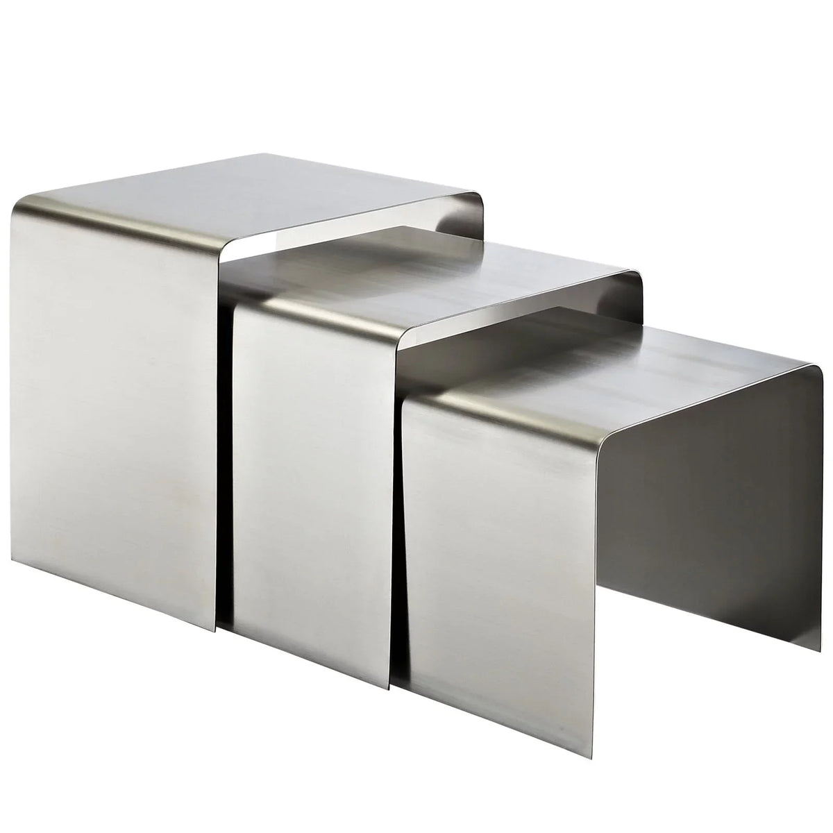 Rush Modway Silver in Nesting Table