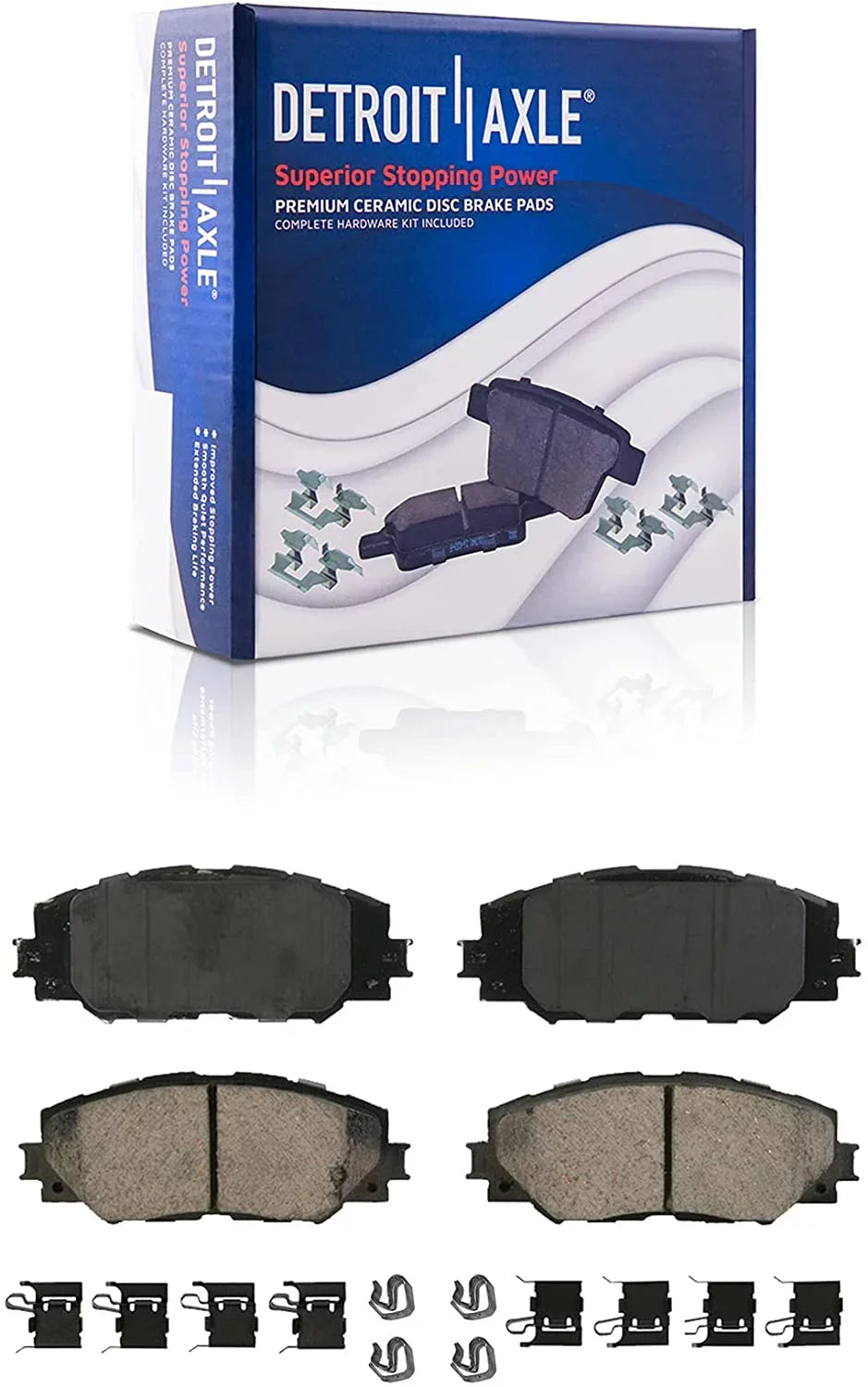 2010 2013 Front Corolla Replacement Toyota 2009-2019 Pads Scion 2011 Brake 2012 - Brake xD 2009 for Rotors Matrix Detroit Vibe, Brakes 2008-2014 Kit Pontiac Disc Ceramic Axle 2014