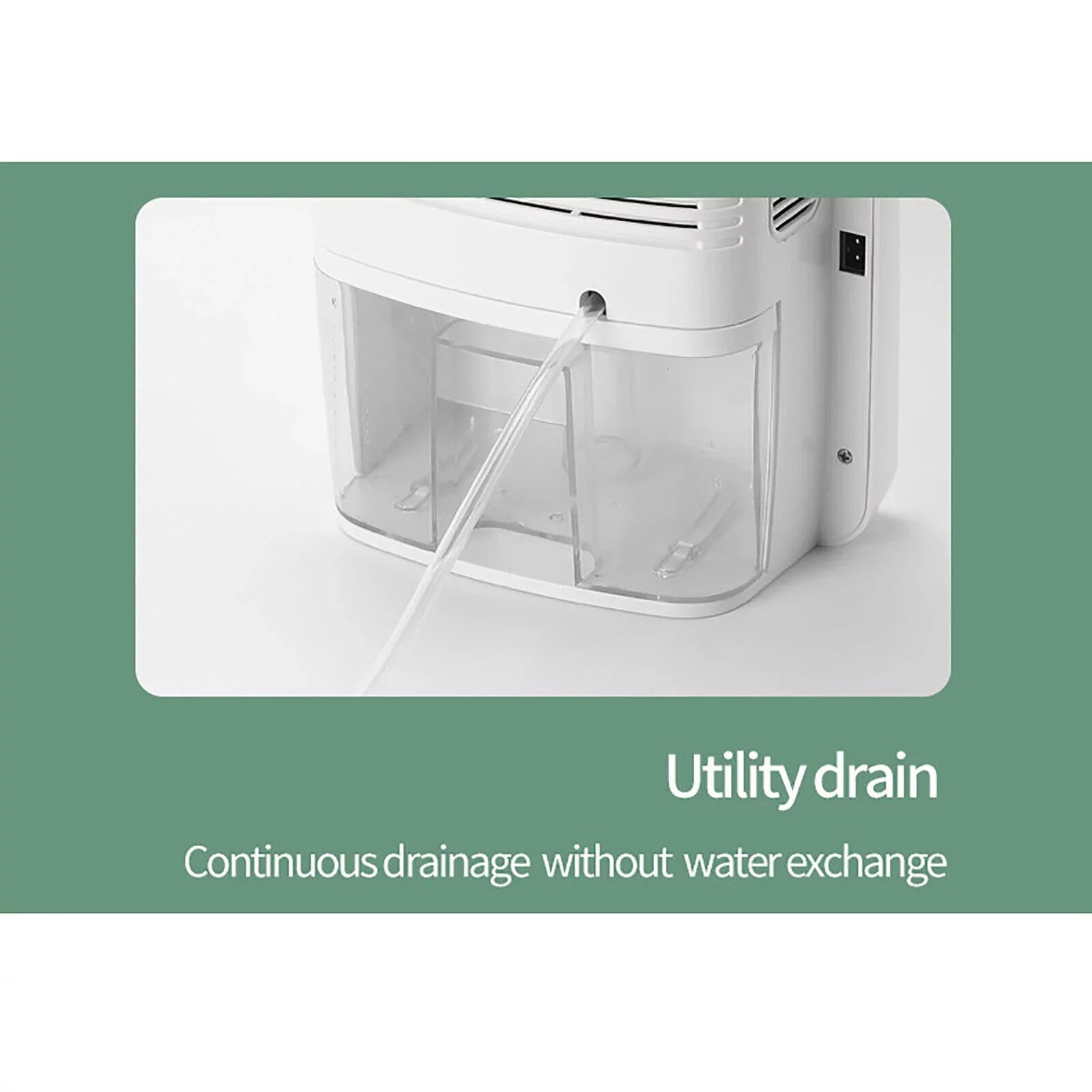 Dryer Water Compact Moisture Tank Hose MIni Caravan Dehumidifier RV Bedroom 2.5L ZhdnBhnos w/ Drain Portable Garage for