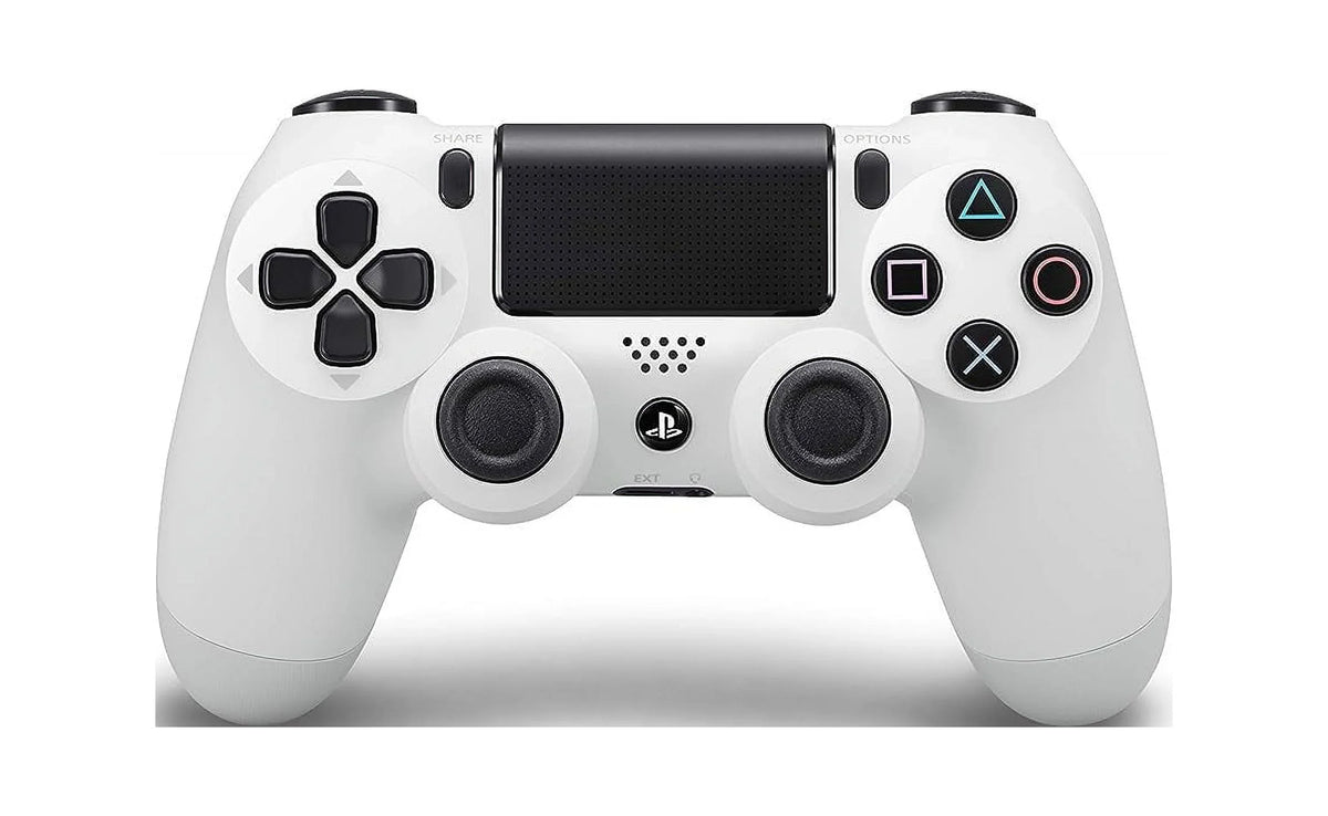 PlayStation - BOLT Like Bundle AXTION with Earbuds With DualShock Blue Wireless New - Controller 4 White