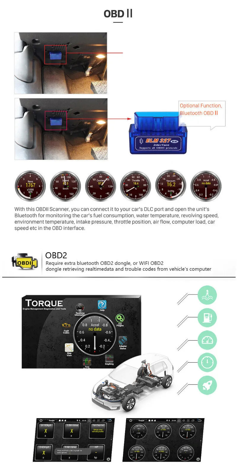 Stereo IPS H3 2+32GB Radio 9" 1280*720 CarPlay Hummer Android Car Apple GPS Navi 13 2005-2010 Fit