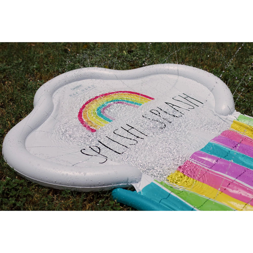 Foot Rae -16 Mat, 5+ & Float, CocoNut Sliding Sprinkler, Age Rainbow Dunn: Water Durable Slide Ride Slide Splash Splish