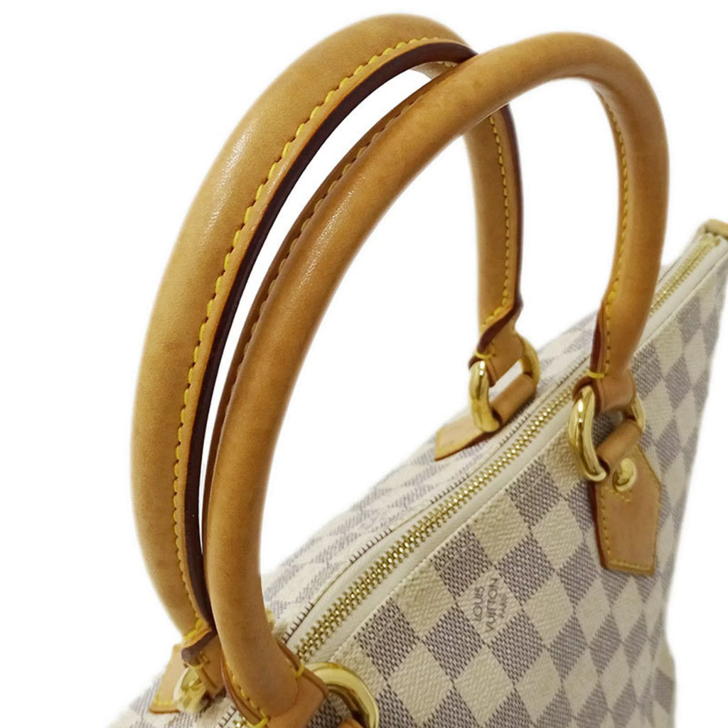 Bag White PM Gray Ladies Saleya LOUIS N51186 VUITTON Tote Authenticated Vuitton Damier Handbag Azul Used Louis