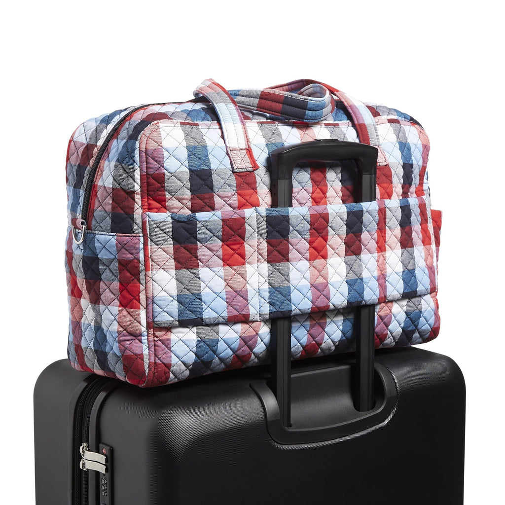 Plaid Bradley Patriotic Recycled Weekender Vera Bag Cotton Women's Travel
