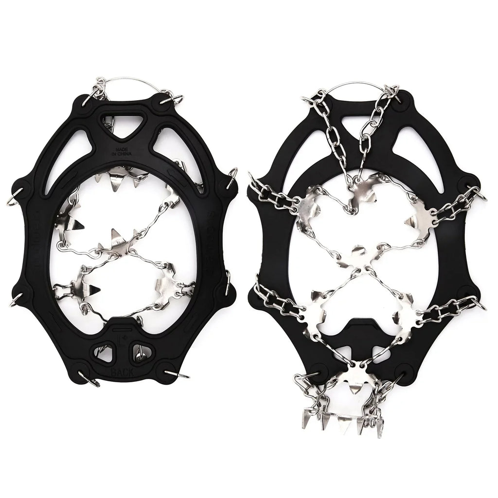 Claws for - Claw Ice Slip Ideal for - Grips 201 Steel Stainless walmeck Shoe and Superior Fishing Ice Winter Traction Ice 26-Tooth