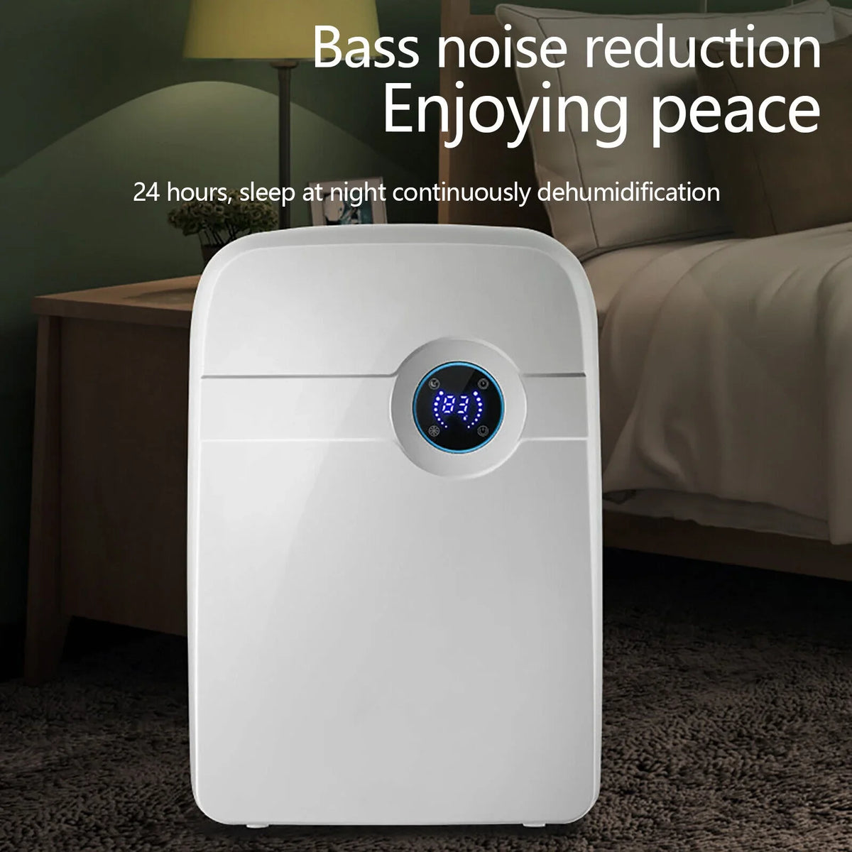 Dryer Water Compact Moisture Tank Hose MIni Caravan Dehumidifier RV Bedroom 2.5L ZhdnBhnos w/ Drain Portable Garage for