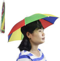 Umbrella 2Pcs) Golf Fishing Party and Hat Beach Kids Headwear (WatermelonRed NEW-Vi Cap for Folding Adult