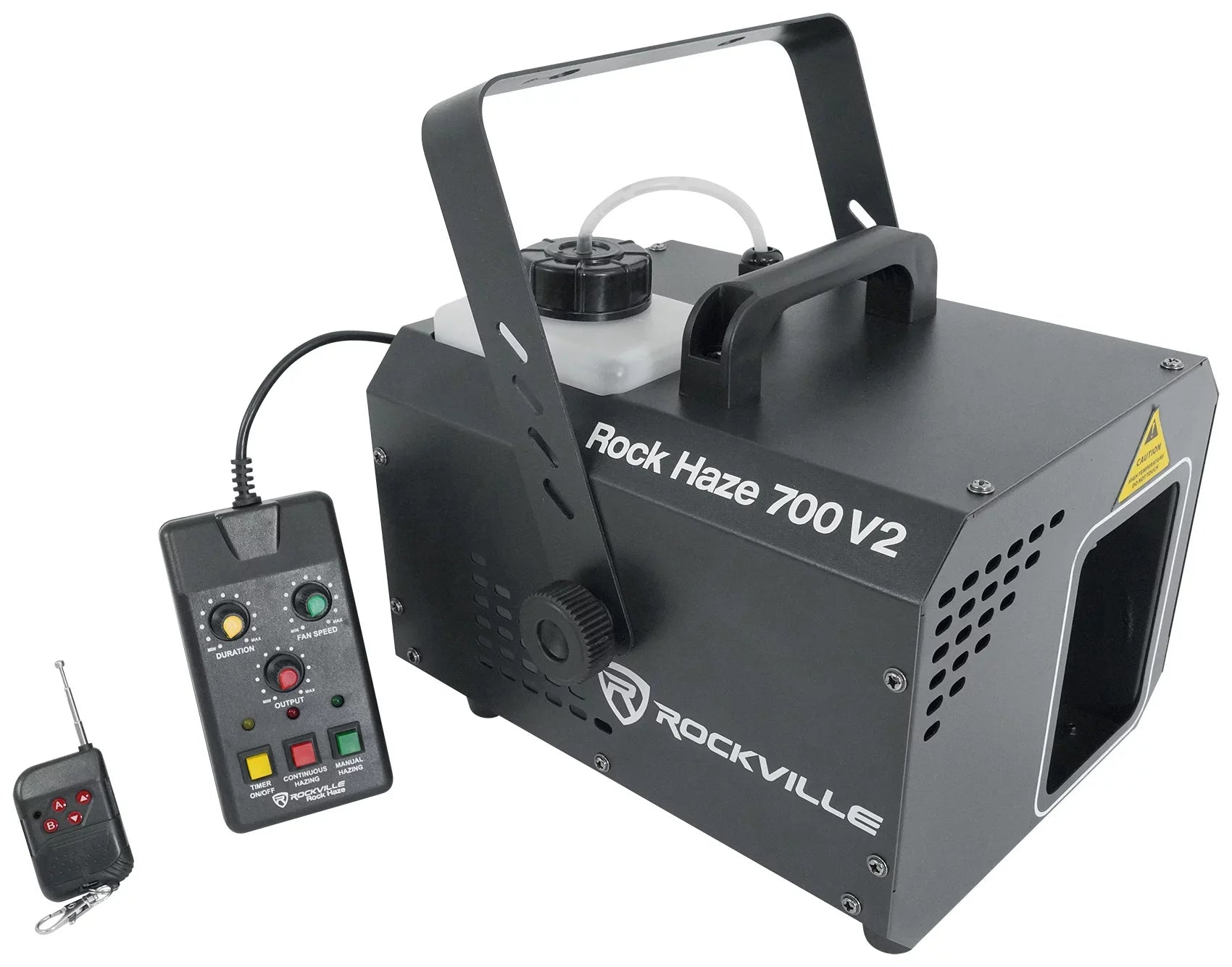 ROCKHAZE Water Rockville Remotes and (2) Based DJ/Club Haze 700 DMX CFM Hazer Machine