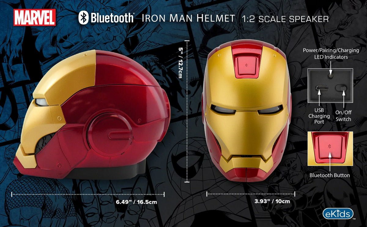 Civil Helmet Iron Bluetooth Captain Man Speaker America War