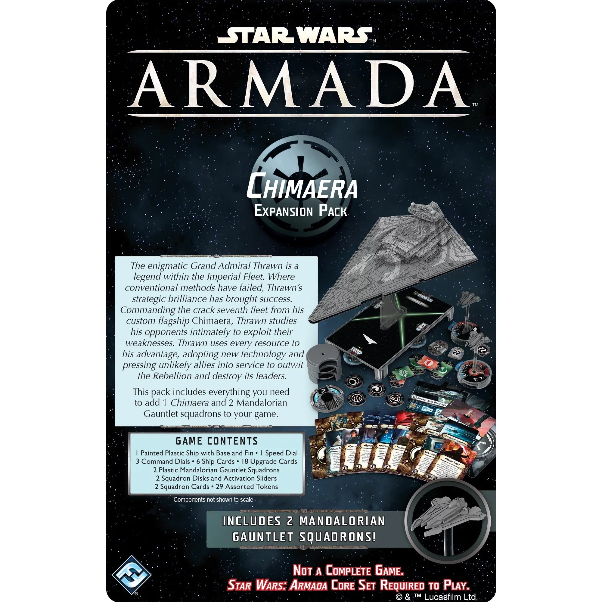 Wars Miniatures and Chimaera Expansion up, 14 Ages Game: from for Armada Star Pack Asmodee