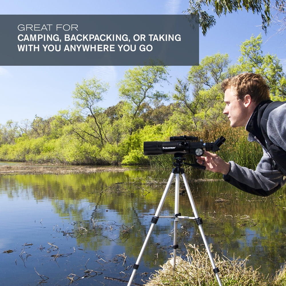 Portable Celestron with Scope and Telescope Tripod Travel Backpack 60