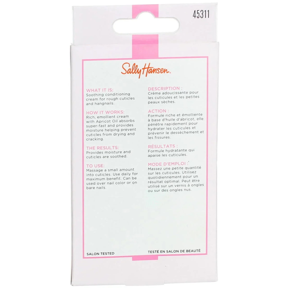 Cream Cuticle oz - Sally Massage Pack Hansen 4 0.4