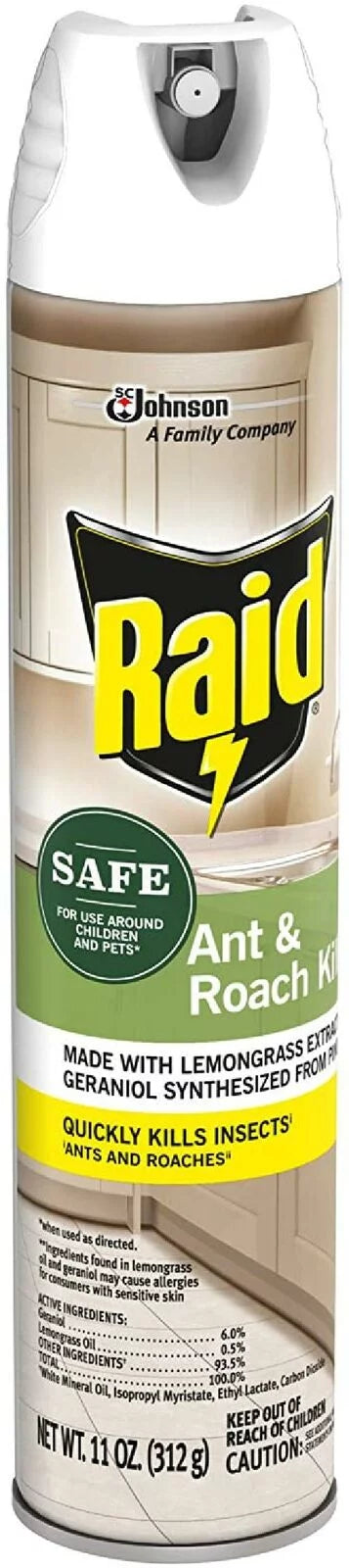 with Spray Ant Raid Killer, (12) Essential Aerosol and Roach Oils