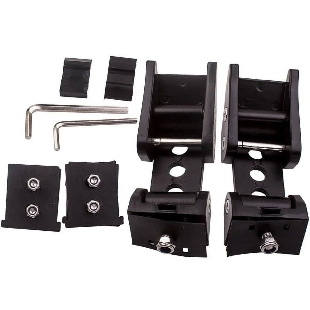 Hood Door Locking Unlimited 2018 Catch Latch 2 for JK Jeep & Wrangler 2007 - 4 Door 2Pcs