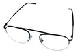 Jones Black Frame. York J359. Aviator Metal 53mm Eyewear Mens Matte New Rimless