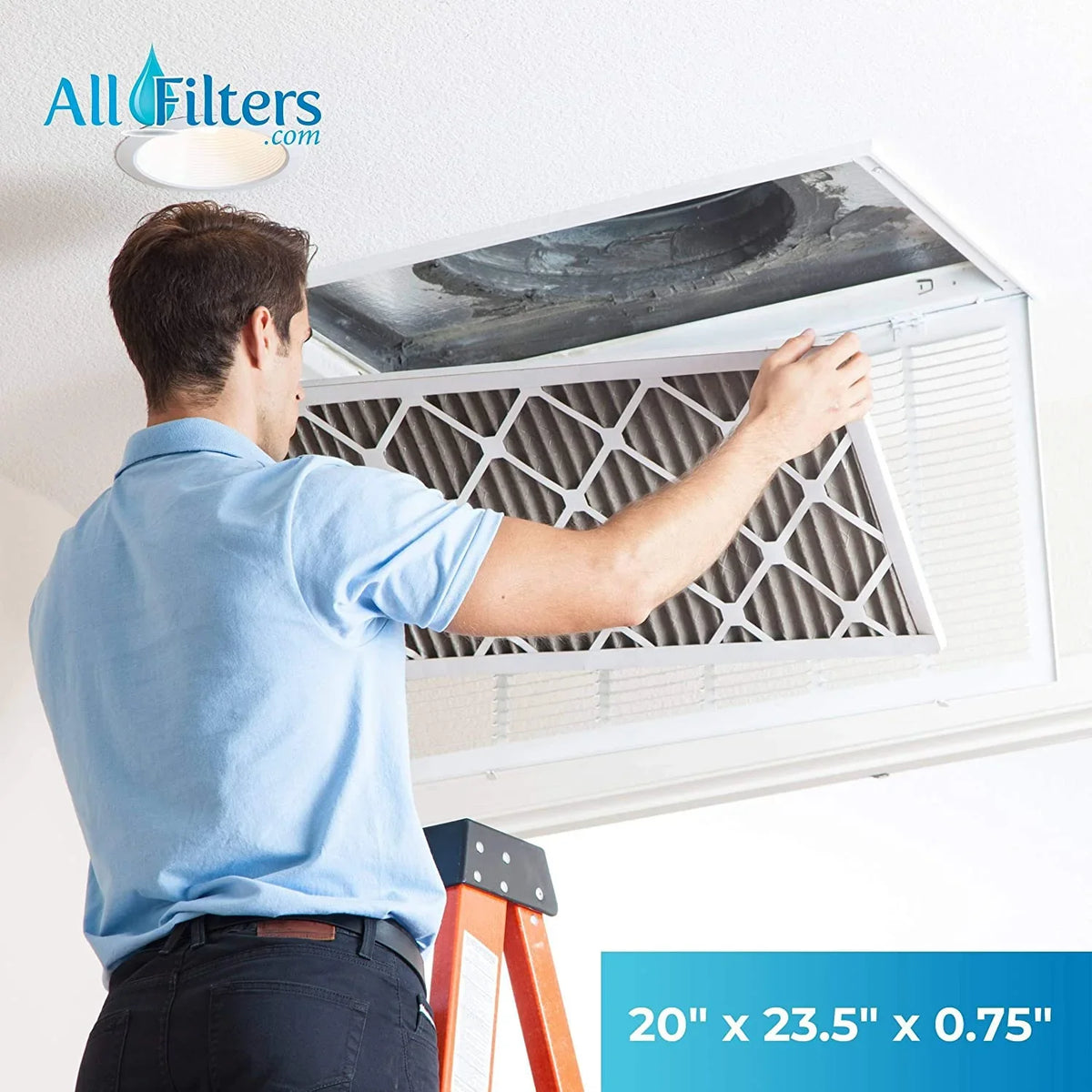 Filters - 11 Made (6 Pack) SpiroPure Pleated 20x23.5x1 USA Air Filter in MERV