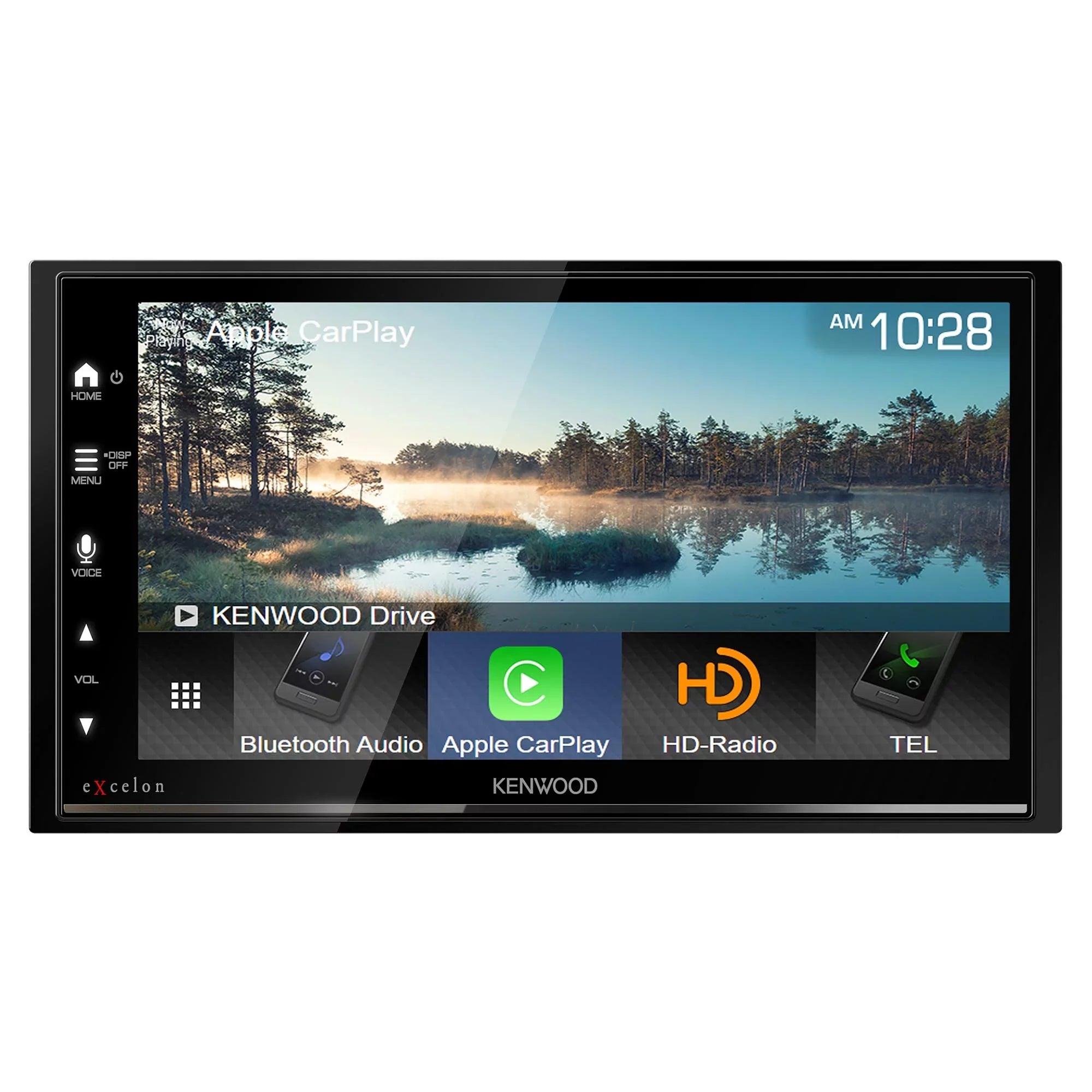 Receiver Kenwood DMX709S View Rear MultiMedia Plate with CMOS-320LP with Multi-Angle Camera License Mounting