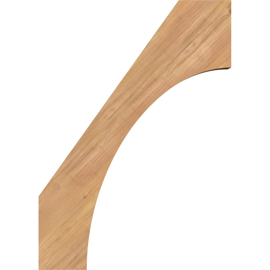 Smooth Brace, x 28"H Westlake 1/2"W 3 20"D x Red Western Cedar