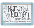 Use a Metal Sign Kitchen - Gift $25 Great Indoor/Outdoor Metal Under Kitchen (12" - Decor 18") Sign - Durable x Housewarming - and Makes Nana's