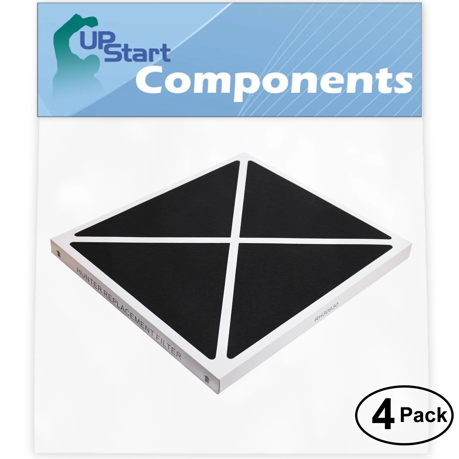 Filter Purifier with Air 4-Pack Compatible 30250 Hunter for 30930 Hunter Air Filter - Replacement