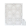13 7/8 of by x Actual 24x30x1 Size: 29-5/8 Pleated 23-5/8 6 Pack Filters Glasfloss. Air x MERV