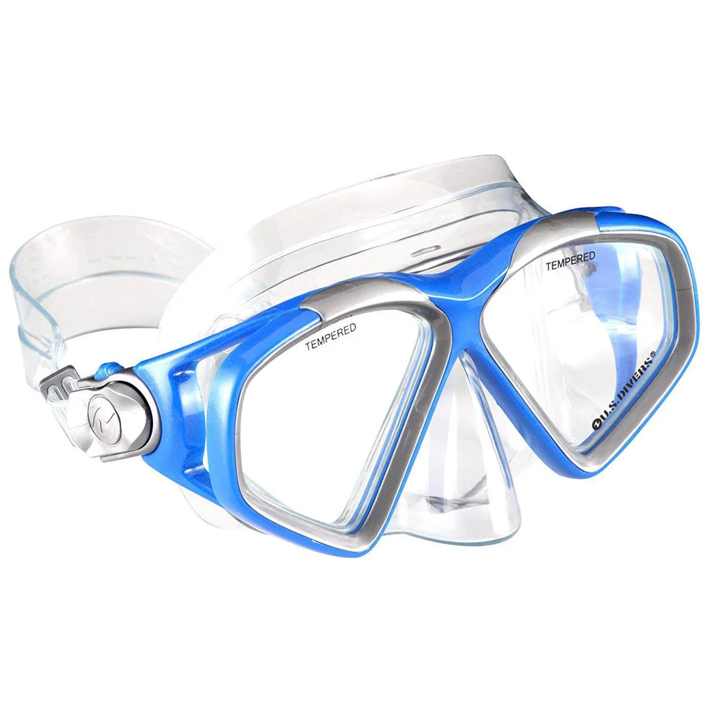 U.S. Seabreeze Fins, Set II Mask, Divers Bag Cozumel Snorkel, Gear ProFlex Adult