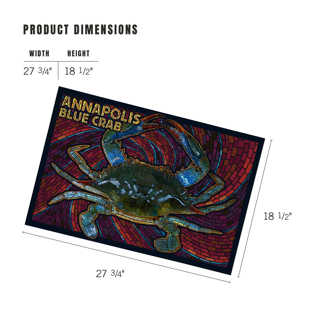 Jigsaw Puzzle, Lantern 1000 Annapolis, Blue Press Mosaic Crab Piece Maryland,