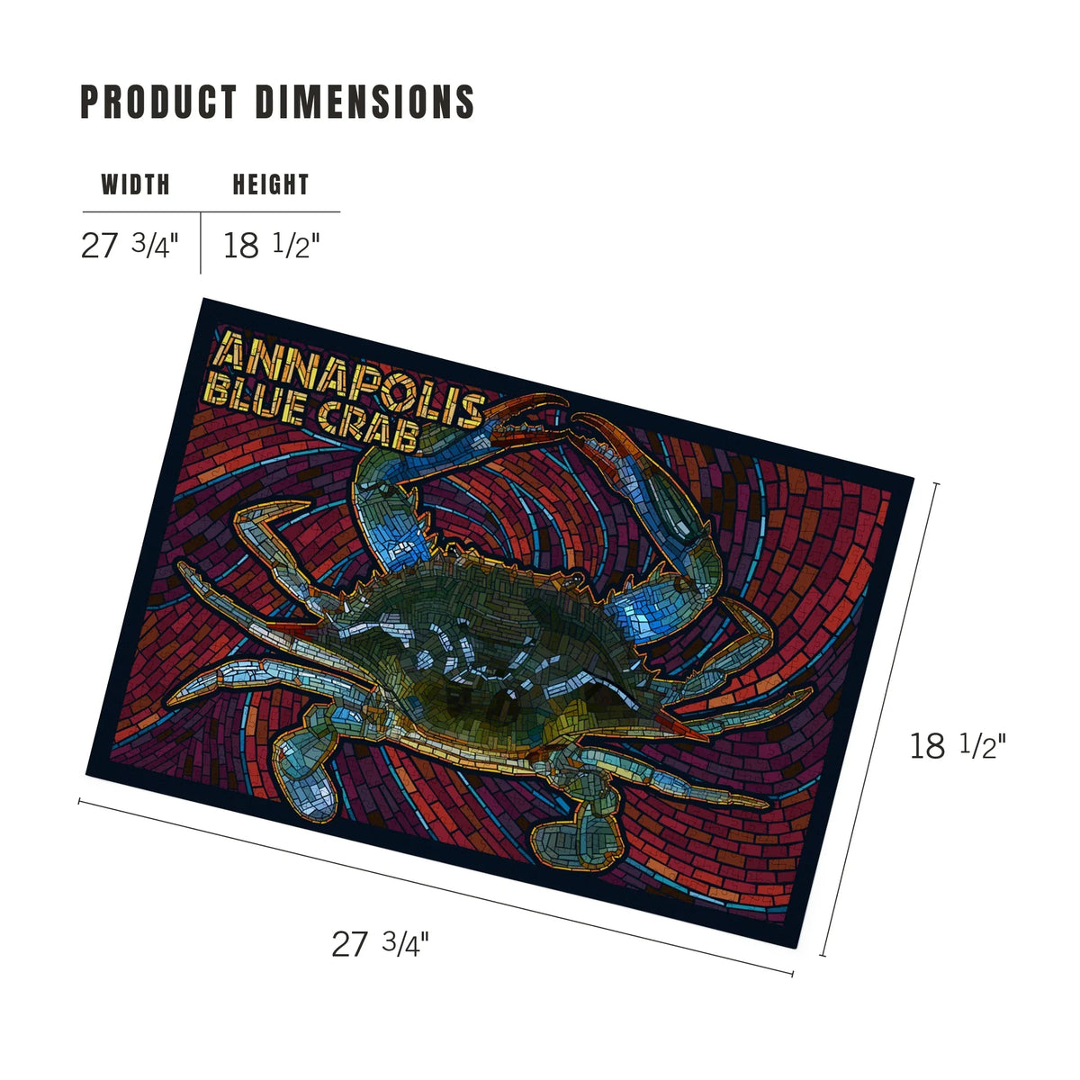 Jigsaw Puzzle, Lantern 1000 Annapolis, Blue Press Mosaic Crab Piece Maryland,