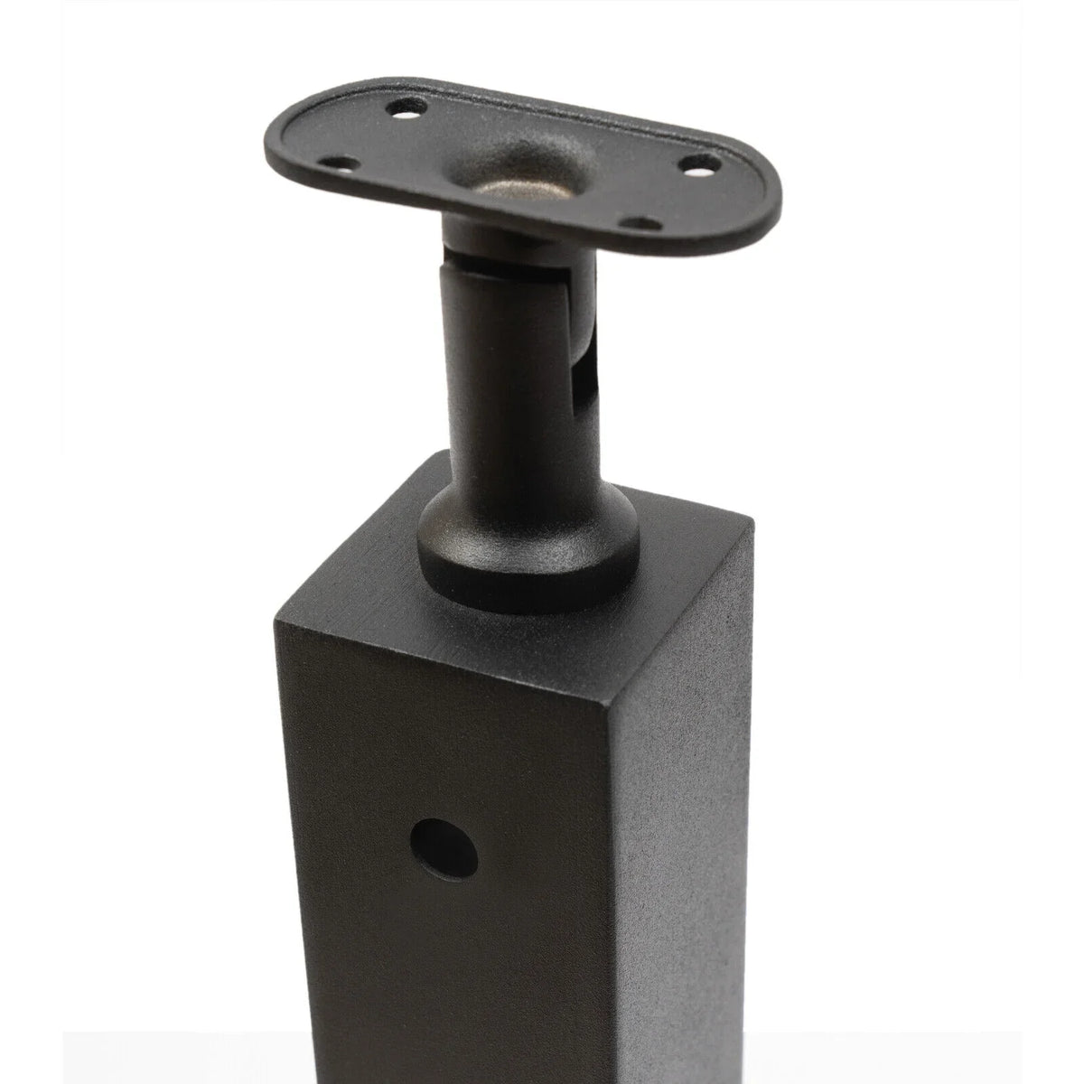 Wood Steel Two Railing Post Stainless Level Fence Post Cable System Railing Sides for Square Deck Concrete Pre-Drilled Cable 36''x2''x2'' Level