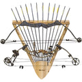 12 - Archery Arrow Wall Rack Rustic Compound Storage 2 Creek Rush Creations Bow