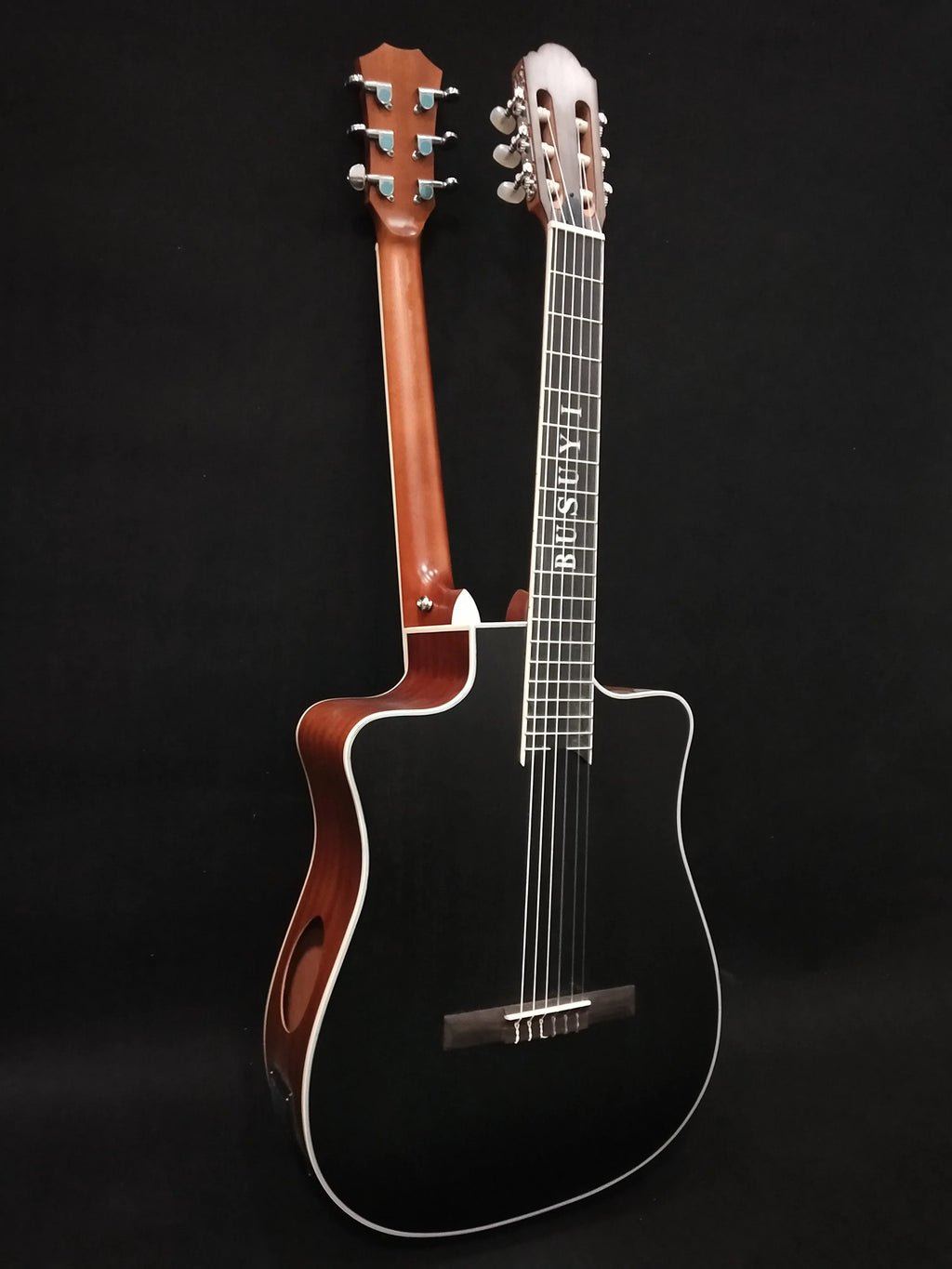 Acoustic Bag Neck, classical NPT Busuyi 2021 6 /6 Strings Strings Guitar + Double Double Sided