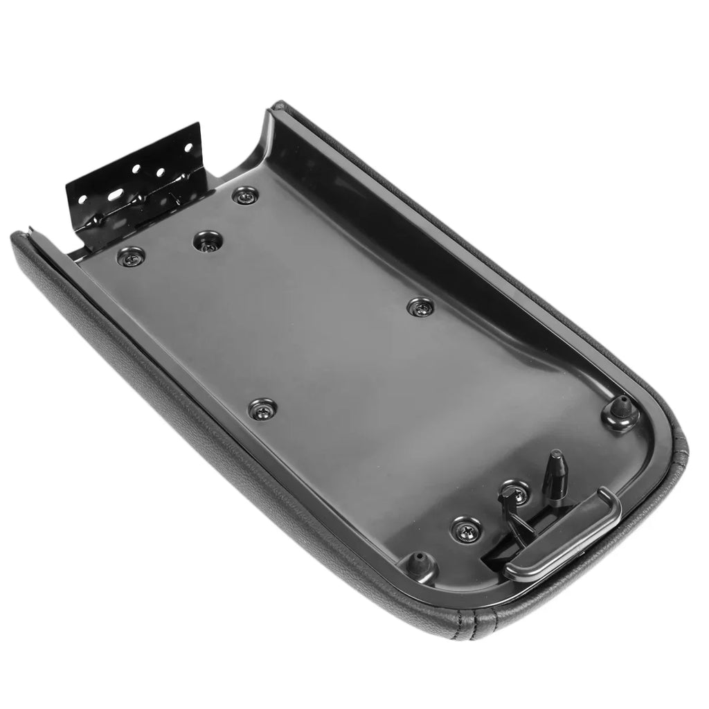 2002-2009 Armrest 08 04 06 GMC Motoring Trailblazer Leather Chevy Lid w/Latch Assembly For Rainier Console 03 ZTL-Y-0054 Buick 07 [Black] DNA Envoy 05 Center