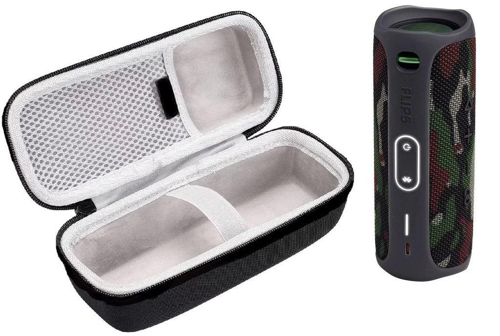 Waterproof with Bluetooth JBL Portable Wireless Protective Carrying Speaker Flip Case Bundle Hardshell (Camo) 5