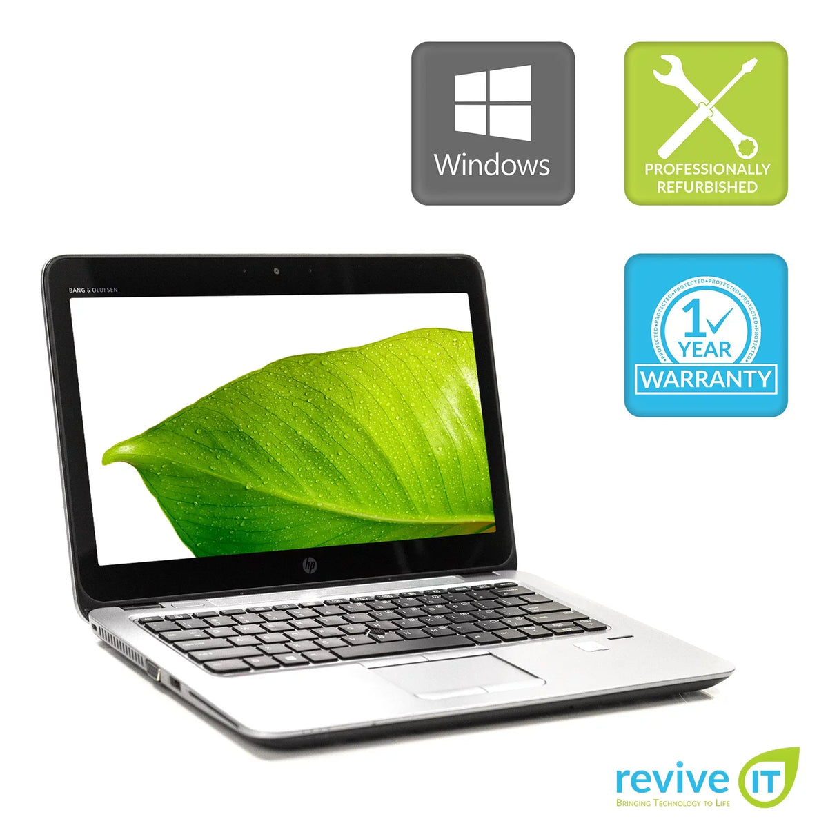 Touch 820 10 i5 HP Core Used 16GB Yr 128GB Screen Wty Win EliteBook Laptop SSD 12.5" 1 Graphics M.2 Pro Integrated G3 B v.WCA