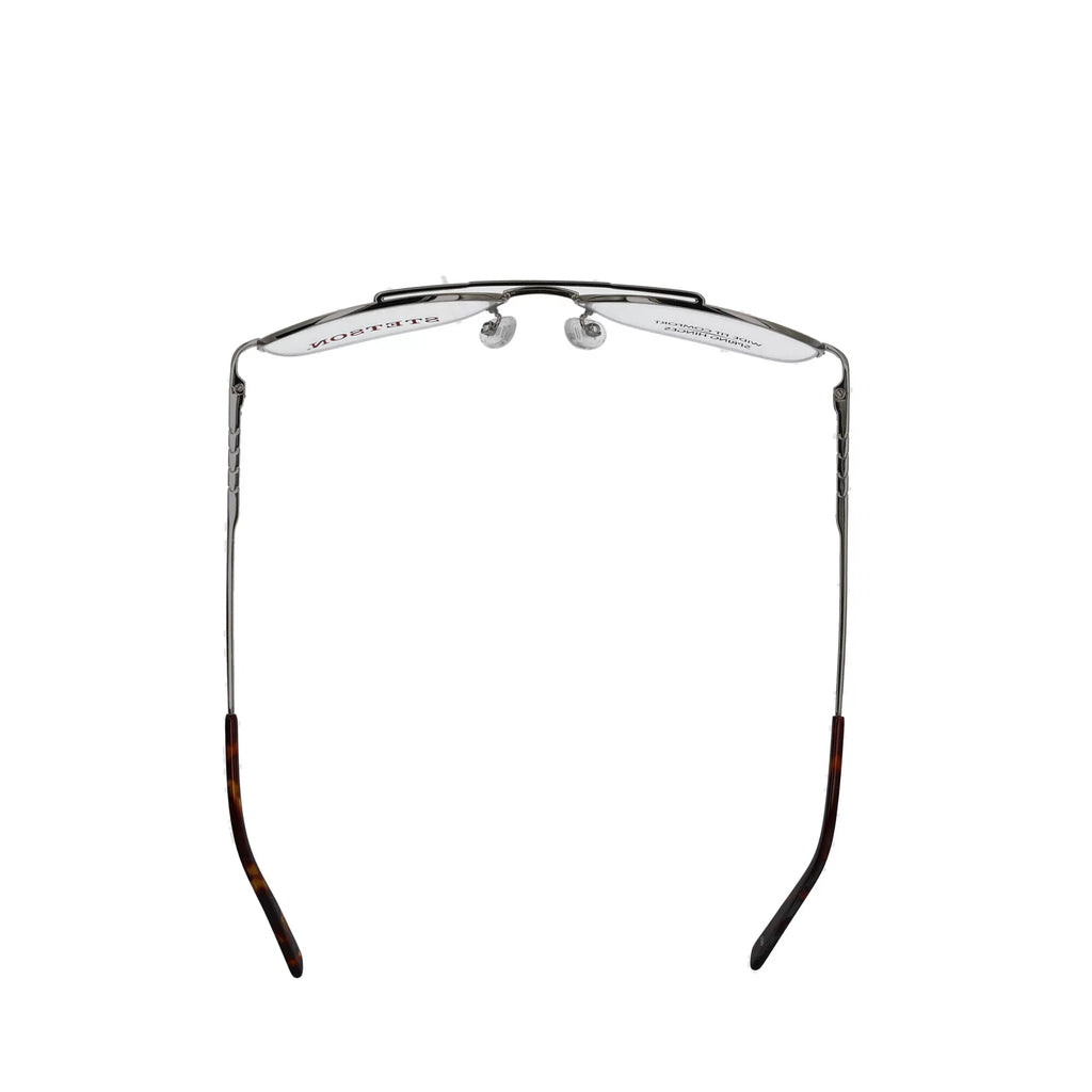 Eyeglasses, Case ST 59-18-150, XL31, Square Gold, with Stetson Men's