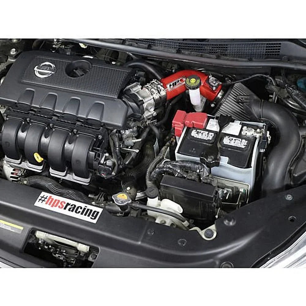 Sentra Air for 2013-2017 Compatible HPS 1.8L, Red Kit Performance 827-269R Nissan Intake Shortram