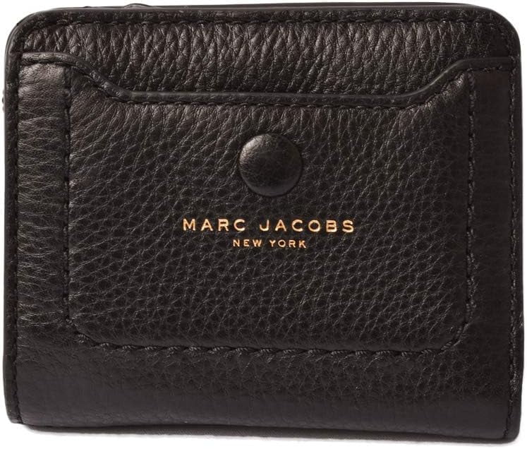 Compact Empire Leather Women's Jacobs Mini Wallet Black M0014215 Marc City Leather