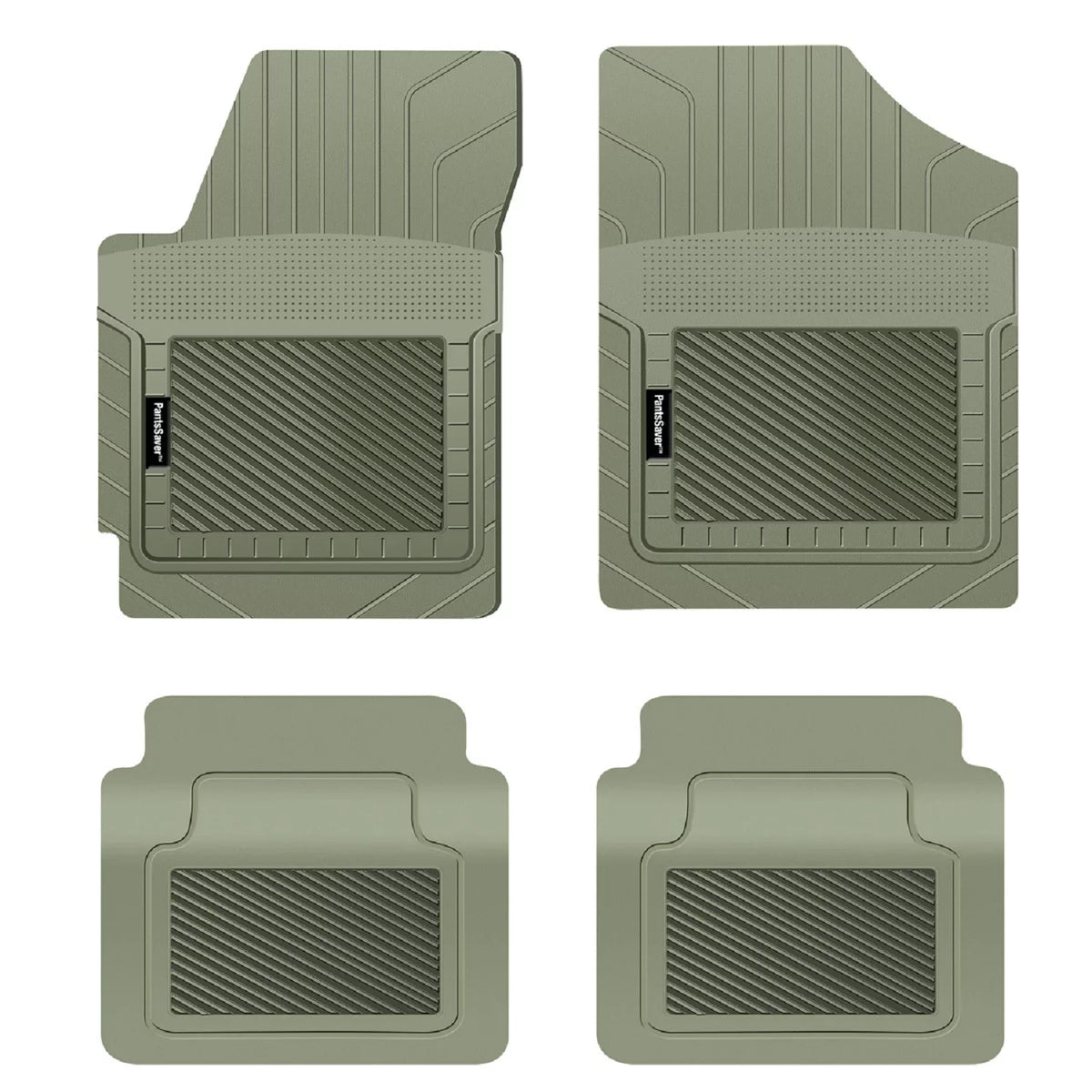 (Gray) Floor Set Protection Fit Weather GV80 2022-2023 PantsSaver -4 Custom Genesis Mats for Piece All