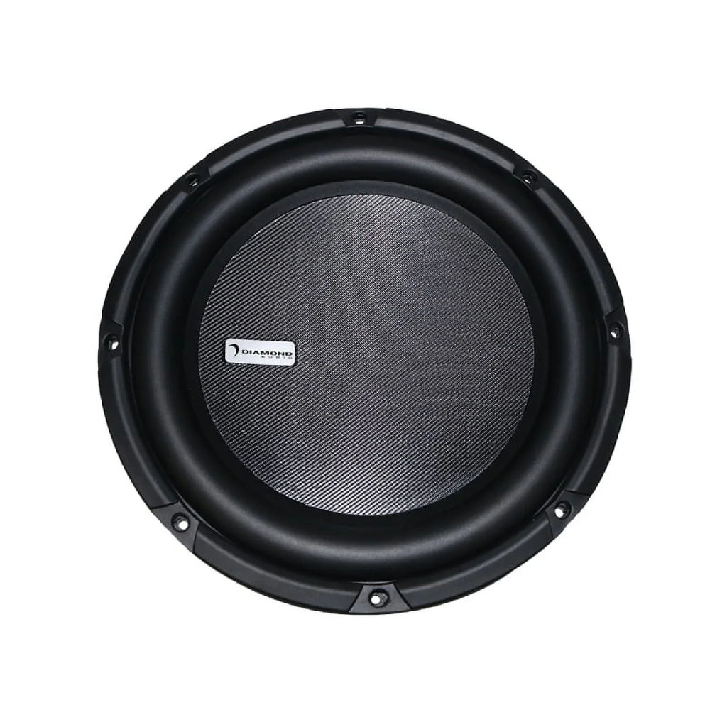 Peak Audio Series Diamond Handling) (1000W Power Coil 500W Subwoofer 4Ohm Dual Diamond DES124 RMS Voice 12" Elite