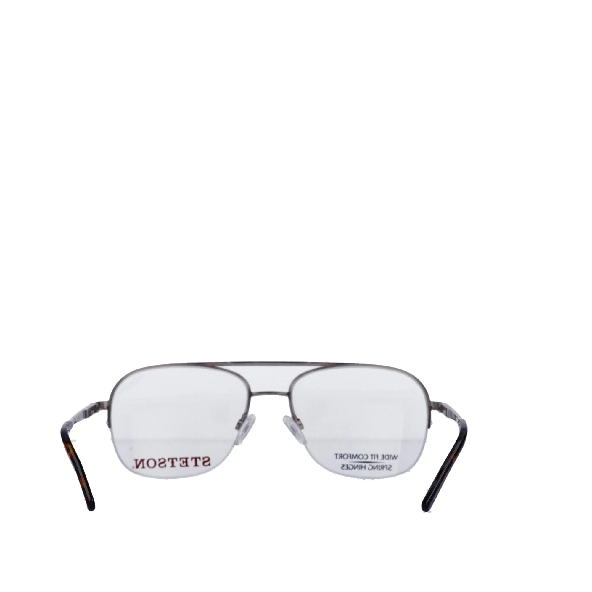 Eyeglasses, Case ST 59-18-150, XL31, Square Gold, with Stetson Men's