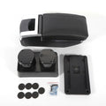 Car for Tiida Box Versa OUKANING Armrest Center Leather Latio 2007-2011 Console Box Storage Black Center Console Rotatable Nissan